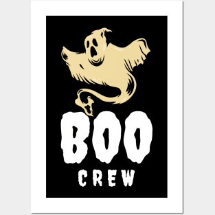 Boo Crew Scary Halloween Spooky Ghost Posters and Art